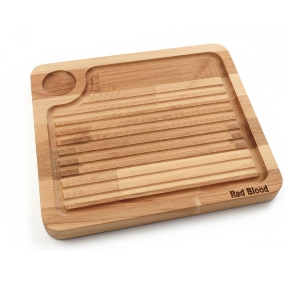 Beech Tree Wooden Steak Plate